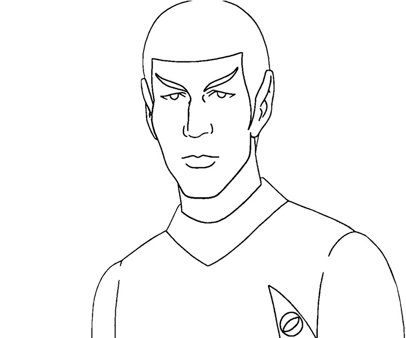 Dibujo para colorear: Viaje a las Estrellas (Películas y Series de TV) #70223 - Dibujos para Colorear e Imprimir Gratis