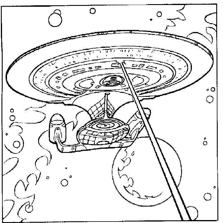 Dibujo para colorear: Viaje a las Estrellas (Películas y Series de TV) #70246 - Dibujos para Colorear e Imprimir Gratis