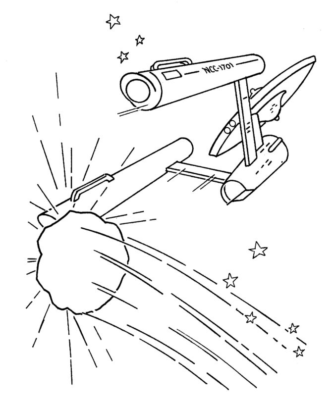 Dibujo para colorear: Viaje a las Estrellas (Películas y Series de TV) #70288 - Dibujos para Colorear e Imprimir Gratis