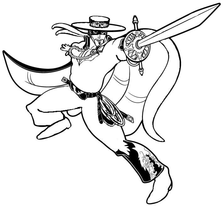 Dibujo gratuito Zorro #200522 de la coleccion Películas y Series de TV para imprimir