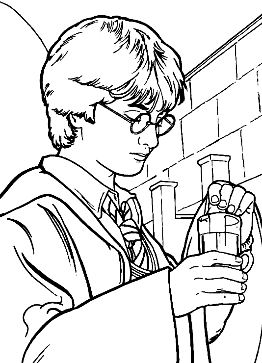 Dibujos de Harry Potter #69508 (Películas) para colorear – Páginas  imprimibles gratis