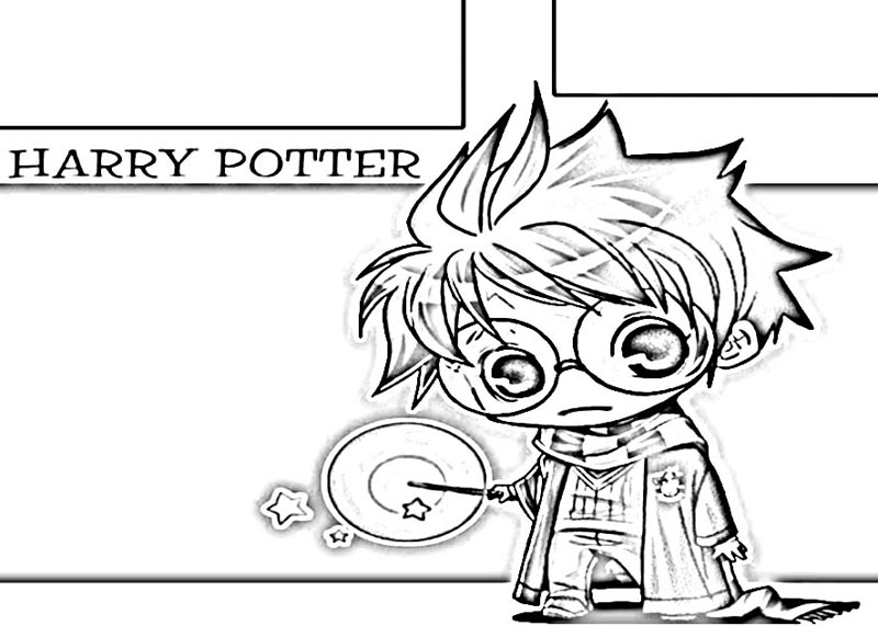 Dibujo para colorear: Harry Potter (Películas) #69663 - Dibujos para Colorear e Imprimir Gratis