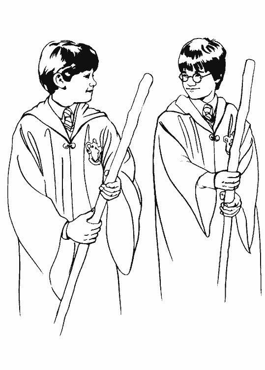 Dibujo para colorear: Harry Potter (Películas) #69728 - Dibujos para Colorear e Imprimir Gratis