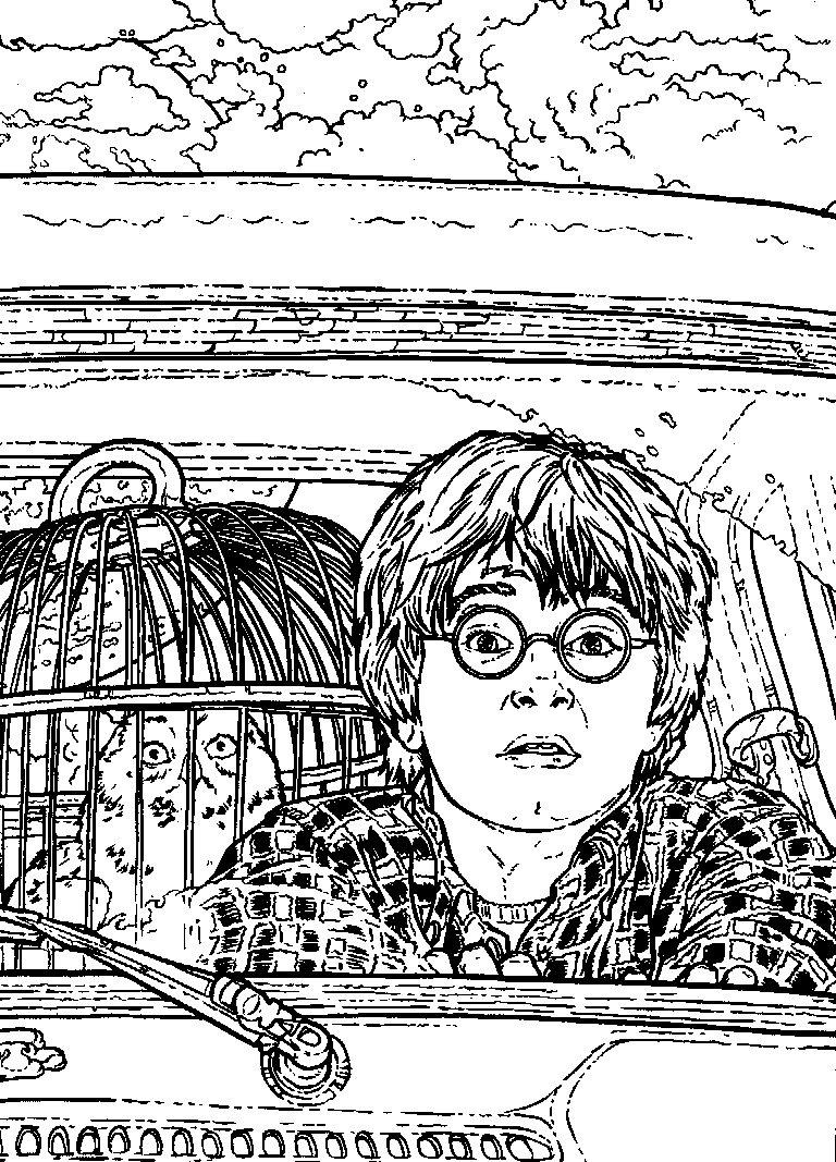 Dibujo para colorear: Harry Potter (Películas) #69749 - Dibujos para Colorear e Imprimir Gratis