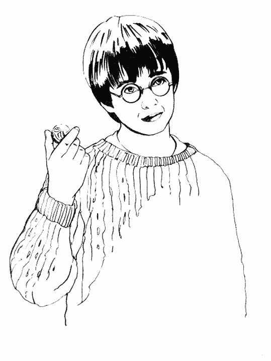 Dibujo para colorear: Harry Potter (Películas) #69761 - Dibujos para Colorear e Imprimir Gratis