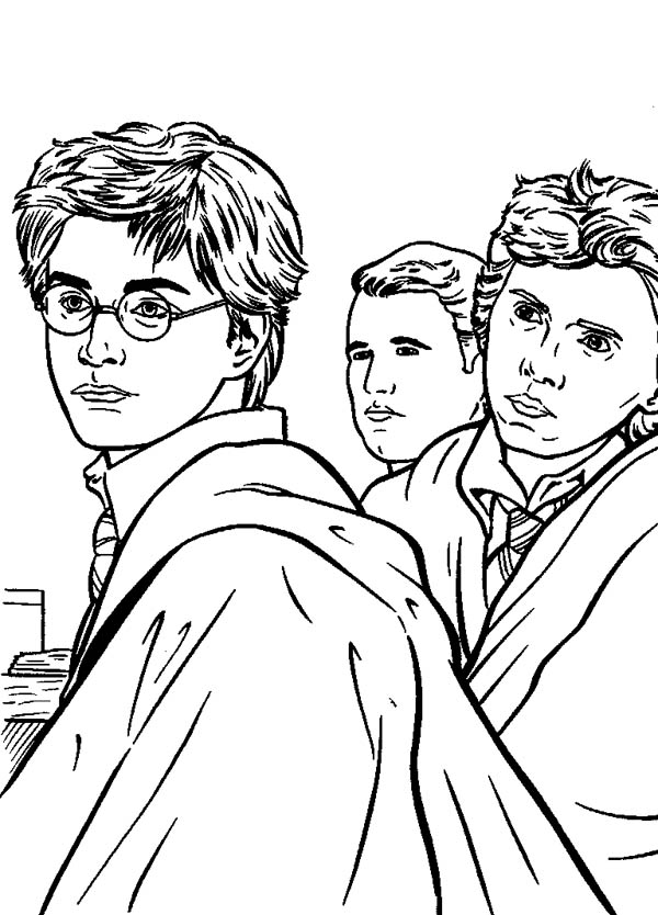 Dibujo para colorear: Harry Potter (Películas) #69840 - Dibujos para Colorear e Imprimir Gratis