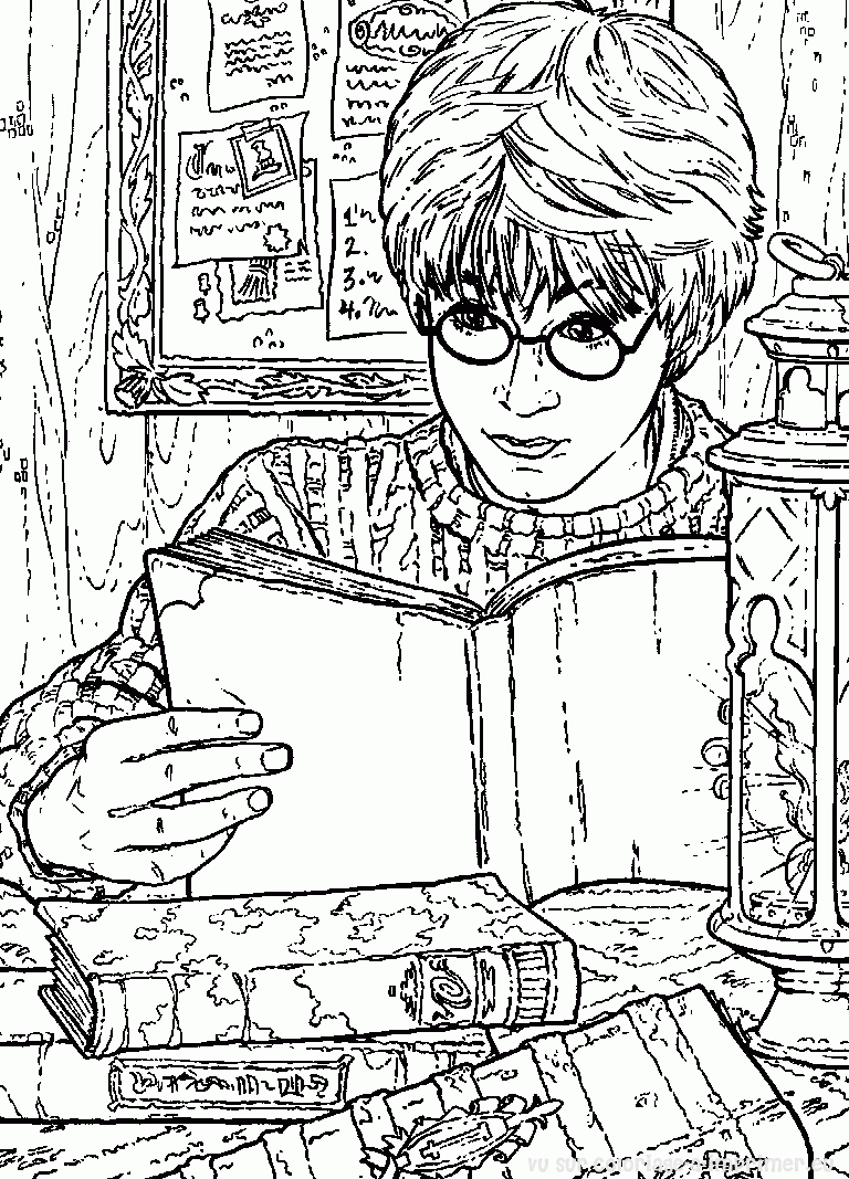 Dibujo para colorear: Harry Potter (Películas) #69882 - Dibujos para Colorear e Imprimir Gratis