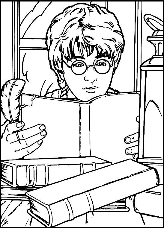 Dibujo para colorear: Harry Potter (Películas) #69893 - Dibujos para Colorear e Imprimir Gratis