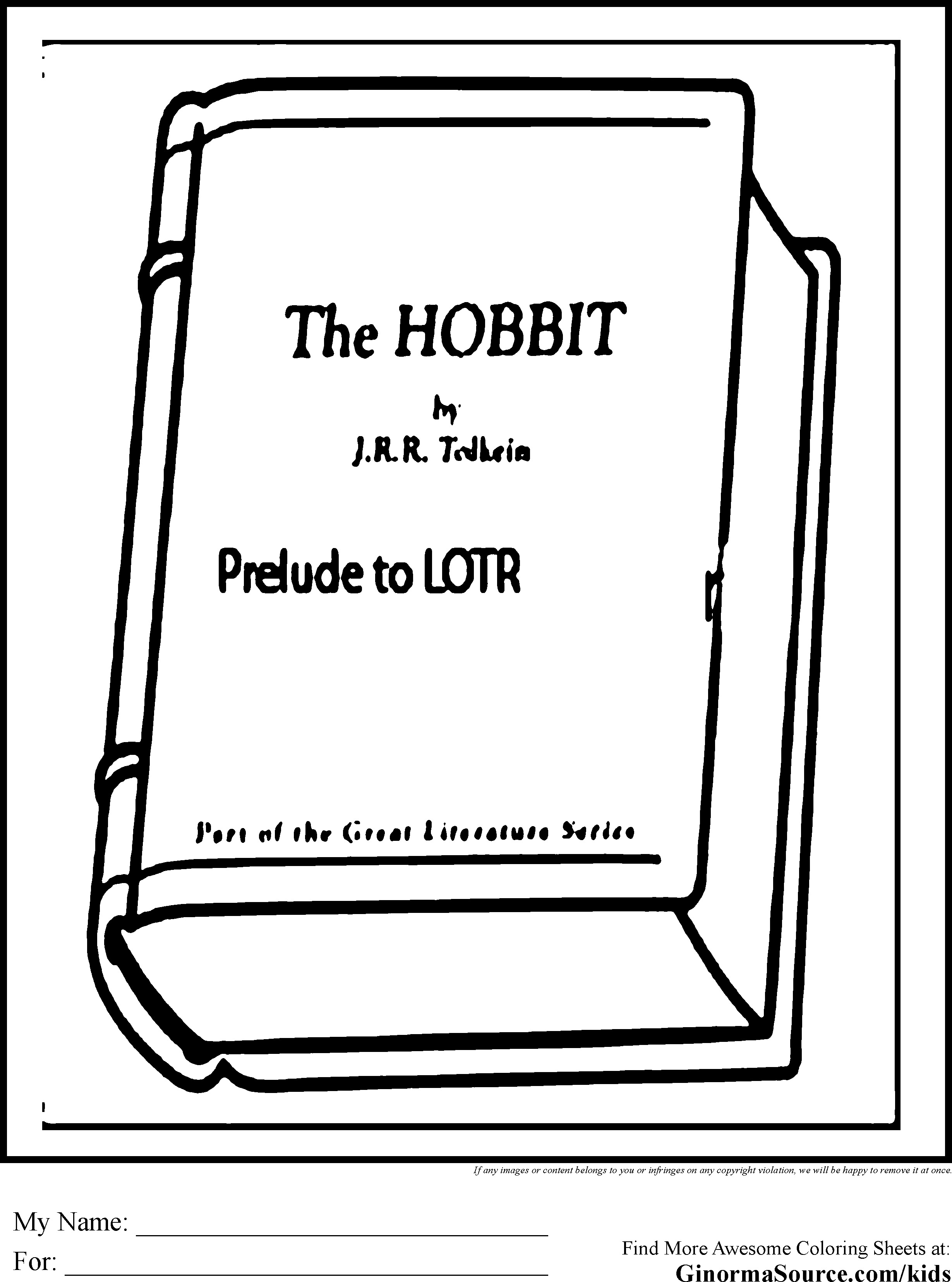 Dibujo para colorear: Hobbit (Películas) #70999 - Dibujos para Colorear e Imprimir Gratis