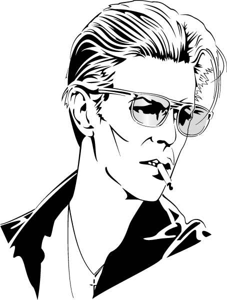 Dibujo para colorear: David Bowie (Persona famosa) #121955 - Dibujos para Colorear e Imprimir Gratis