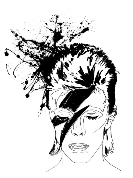 Dibujo para colorear: David Bowie (Persona famosa) #122003 - Dibujos para Colorear e Imprimir Gratis