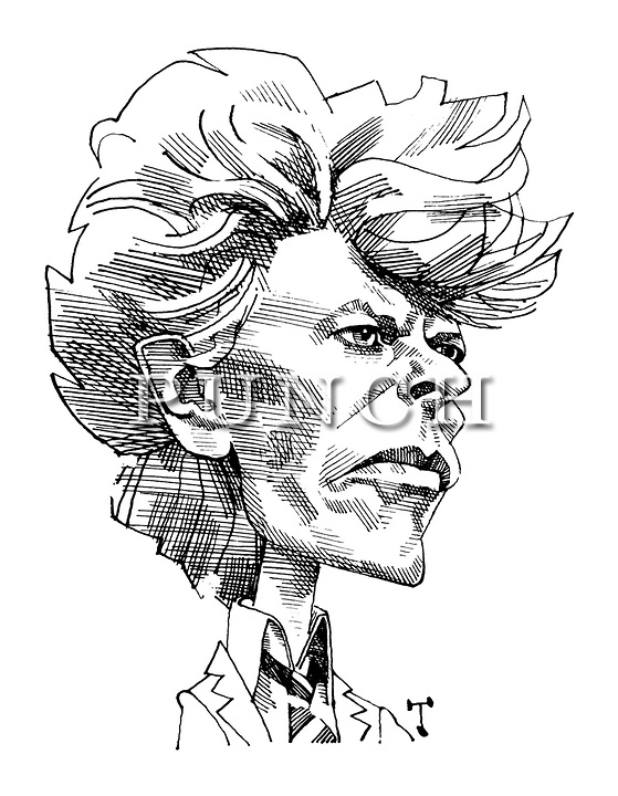 Dibujo para colorear: David Bowie (Persona famosa) #122151 - Dibujos para Colorear e Imprimir Gratis