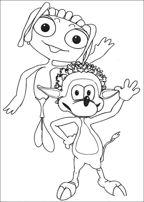 Dibujo gratuito Adiboo #206099 de la coleccion Personajes de Dibujos Animados para imprimir
