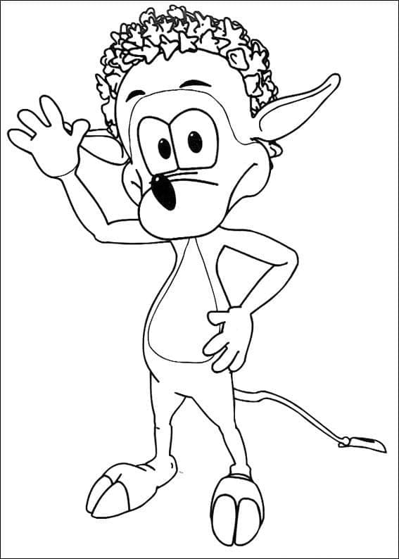 Dibujo gratuito Adiboo #206102 de la coleccion Personajes de Dibujos Animados para imprimir