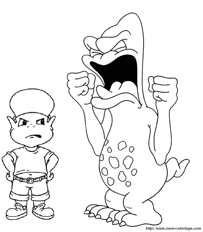 Dibujo gratuito Adiboo #23656 de la coleccion Personajes de Dibujos Animados para imprimir