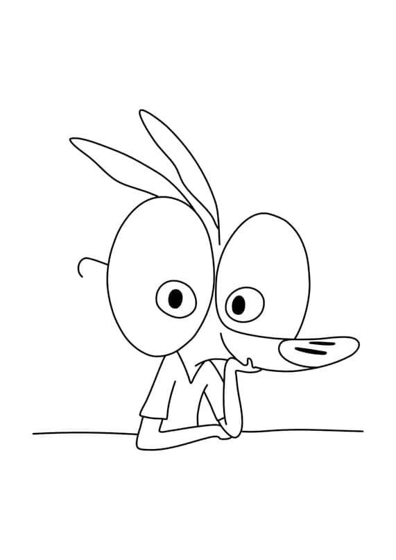Dibujo gratuito Ariol #183545 de la coleccion Personajes de Dibujos Animados para imprimir Dibujo gratuito Ariol #183545 de la coleccion Personajes de Dibujos Animados para imprimir