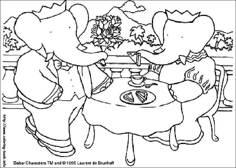 Dibujo gratuito Babar #27982 de la coleccion Personajes de Dibujos Animados para imprimir Dibujo gratuito Babar #27982 de la coleccion Personajes de Dibujos Animados para imprimir