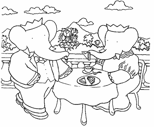 Dibujo gratuito Babar #28010 de la coleccion Personajes de Dibujos Animados para imprimir Dibujo gratuito Babar #28010 de la coleccion Personajes de Dibujos Animados para imprimir