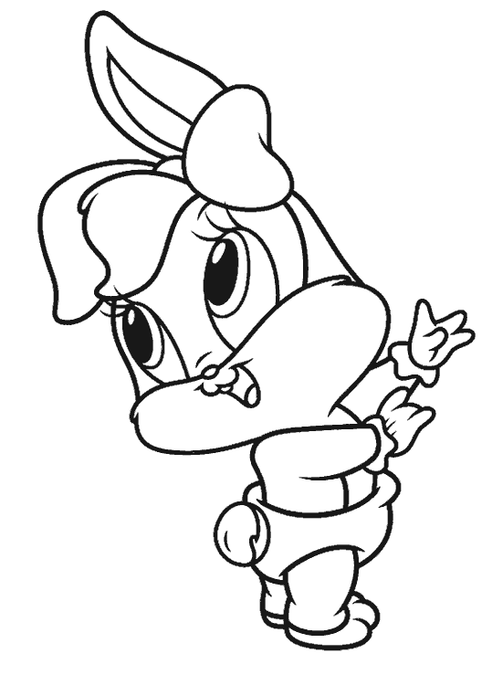 Dibujo para colorear: Baby Looney Tunes (Personajes de Dibujos Animados) #26532 - Dibujos para Colorear e Imprimir Gratis