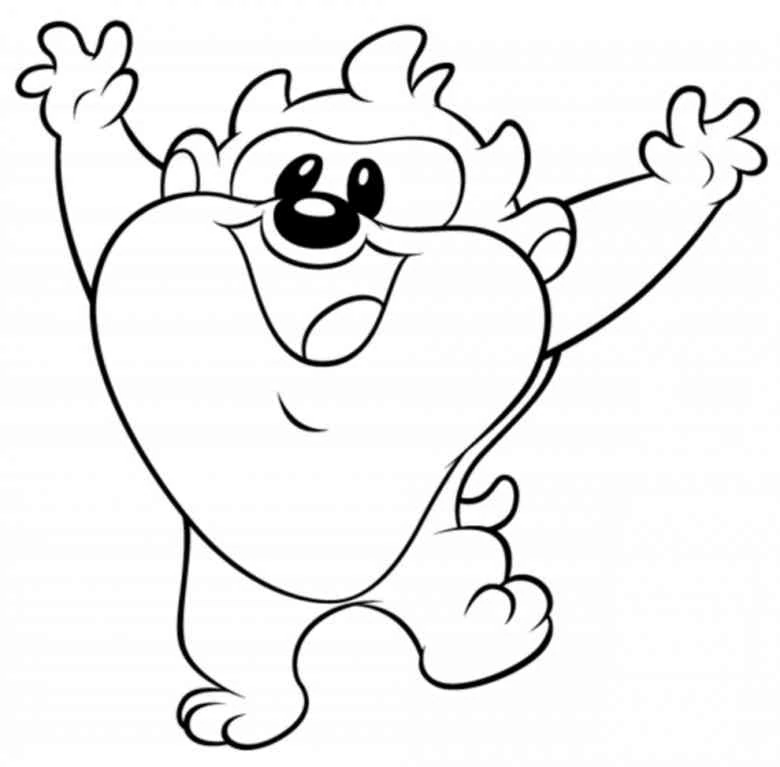 Dibujo gratuito Baby Looney Tunes #26588 de la coleccion Personajes de Dibujos Animados para imprimir