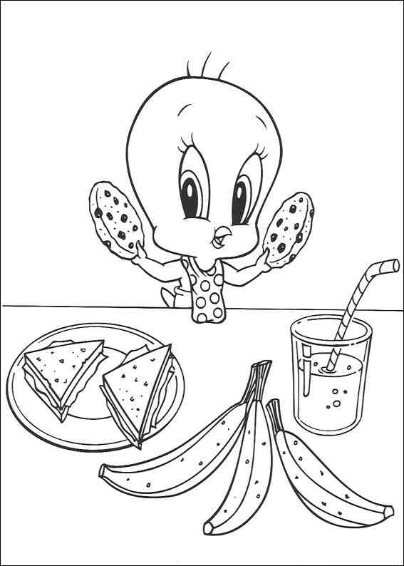 Dibujo gratuito Baby Looney Tunes #26656 de la coleccion Personajes de Dibujos Animados para imprimir