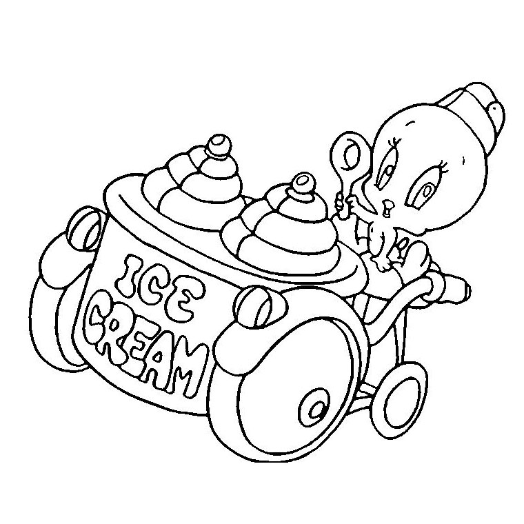 Dibujo gratuito Baby Looney Tunes #26678 de la coleccion Personajes de Dibujos Animados para imprimir