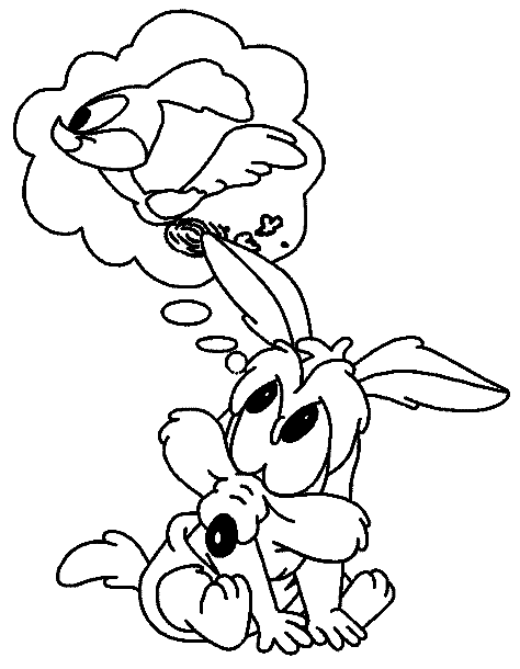 Dibujo para colorear: Baby Looney Tunes (Personajes de Dibujos Animados) #26680 - Dibujos para Colorear e Imprimir Gratis