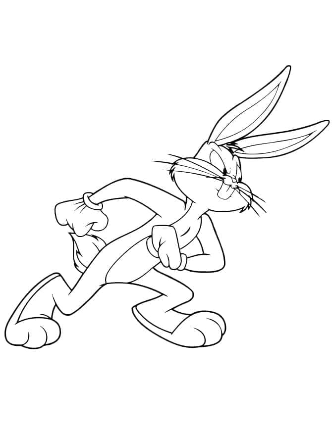 Dibujo para colorear: Bugs Bunny (Personajes de Dibujos Animados) #203600 - Dibujos para Colorear e Imprimir Gratis
