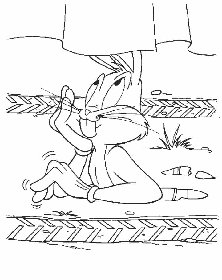 Dibujo gratuito Bugs Bunny #203608 de la coleccion Personajes de Dibujos Animados para imprimir