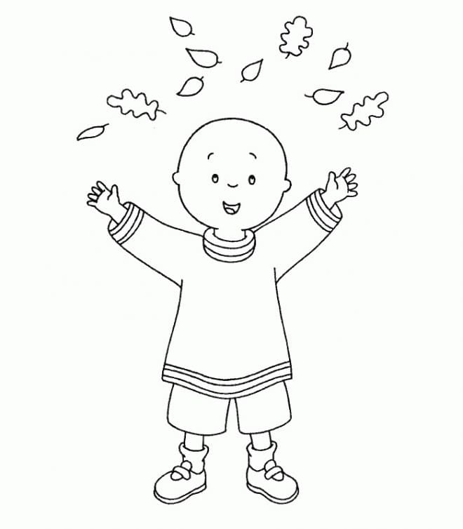 Dibujo gratuito Caillou #178517 de la coleccion Personajes de Dibujos Animados para imprimir