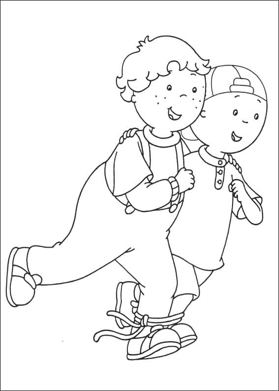 Dibujo gratuito Caillou #178530 de la coleccion Personajes de Dibujos Animados para imprimir