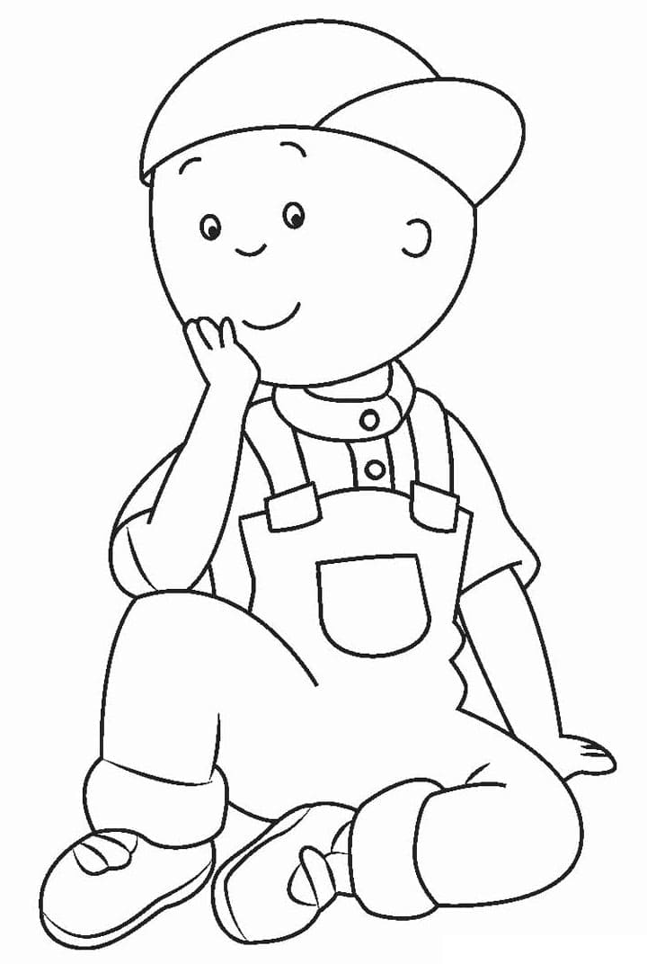 Dibujo gratuito Caillou #178547 de la coleccion Personajes de Dibujos Animados para imprimir