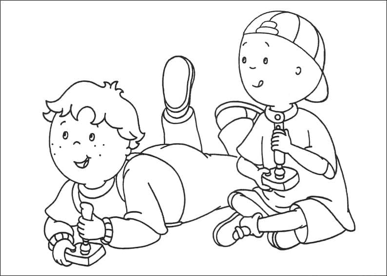 Dibujo gratuito Caillou #178553 de la coleccion Personajes de Dibujos Animados para imprimir