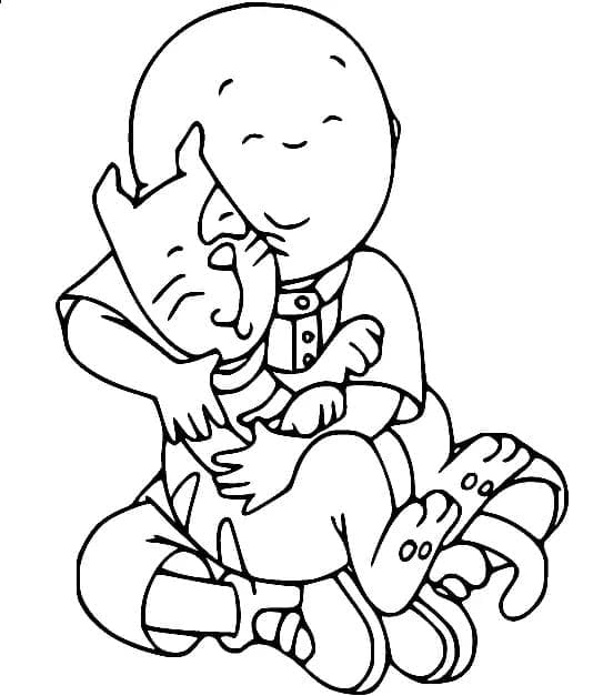 Dibujo gratuito Caillou #215139 de la coleccion Personajes de Dibujos Animados para imprimir