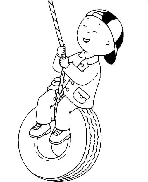Dibujo gratuito Caillou #215142 de la coleccion Personajes de Dibujos Animados para imprimir