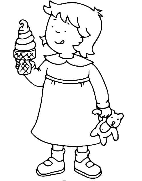 Dibujo gratuito Caillou #215152 de la coleccion Personajes de Dibujos Animados para imprimir
