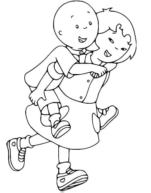 Dibujo gratuito Caillou #215156 de la coleccion Personajes de Dibujos Animados para imprimir