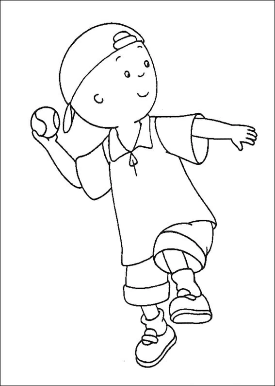 Dibujo gratuito Caillou #36194 de la coleccion Personajes de Dibujos Animados para imprimir