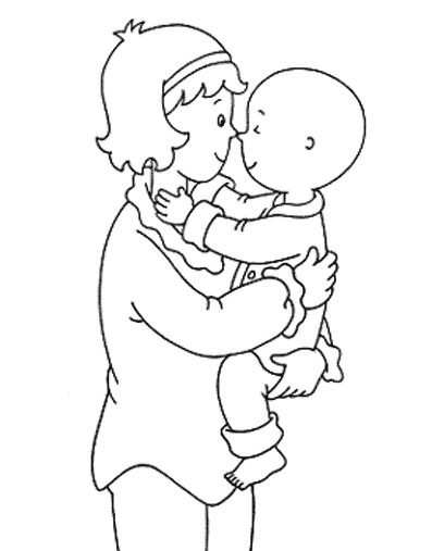 Dibujo gratuito Caillou #36202 de la coleccion Personajes de Dibujos Animados para imprimir