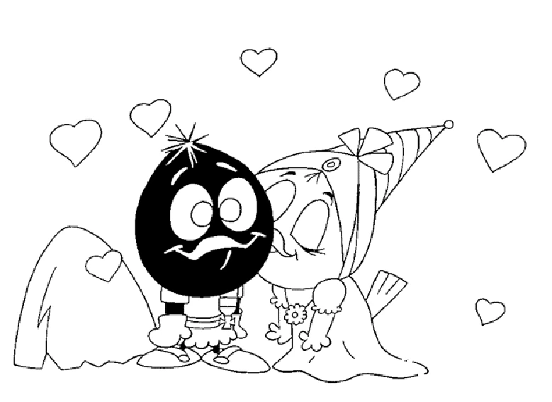 Dibujo gratuito Calimero #35758 de la coleccion Personajes de Dibujos Animados para imprimir
