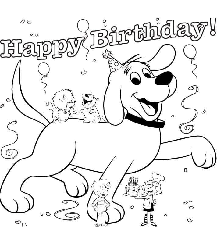 Dibujo gratuito Clifford #197940 de la coleccion Personajes de Dibujos Animados para imprimir
