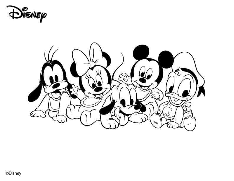 Dibujo gratuito Disney Bebés #198152 de la coleccion Personajes de Dibujos Animados para imprimir