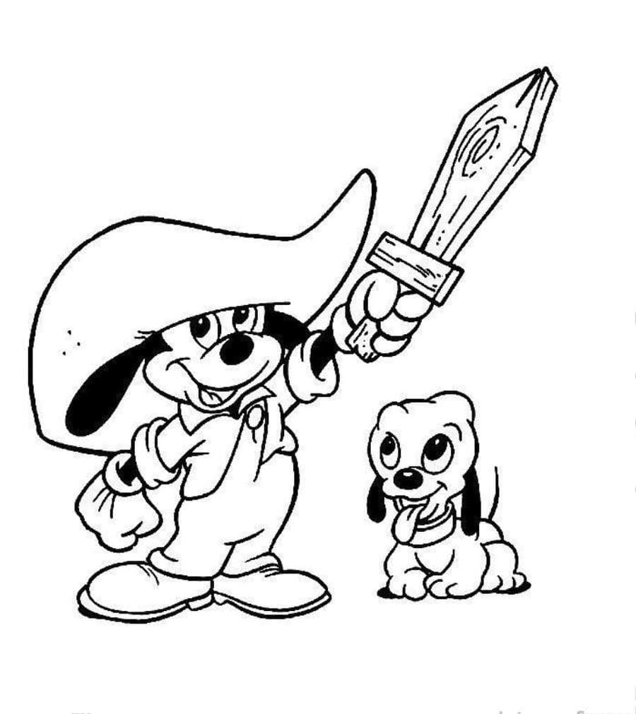 Dibujo para colorear: Disney Bebés (Personajes de Dibujos Animados) #198180 - Dibujos para Colorear e Imprimir Gratis