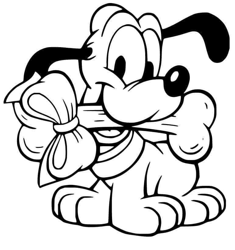 Dibujo para colorear: Disney Bebés (Personajes de Dibujos Animados) #198193 - Dibujos para Colorear e Imprimir Gratis