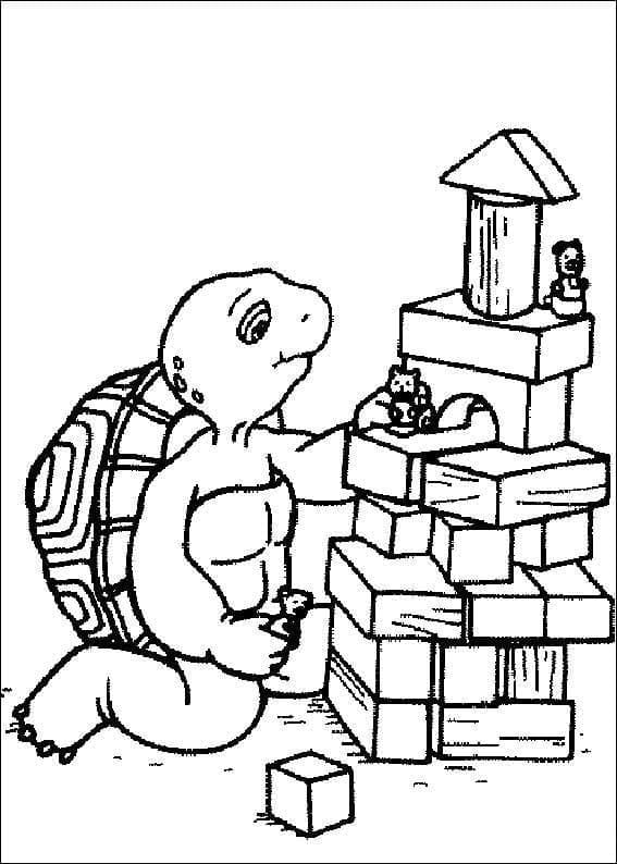Dibujo gratuito Franklin #189089 de la coleccion Personajes de Dibujos Animados para imprimir