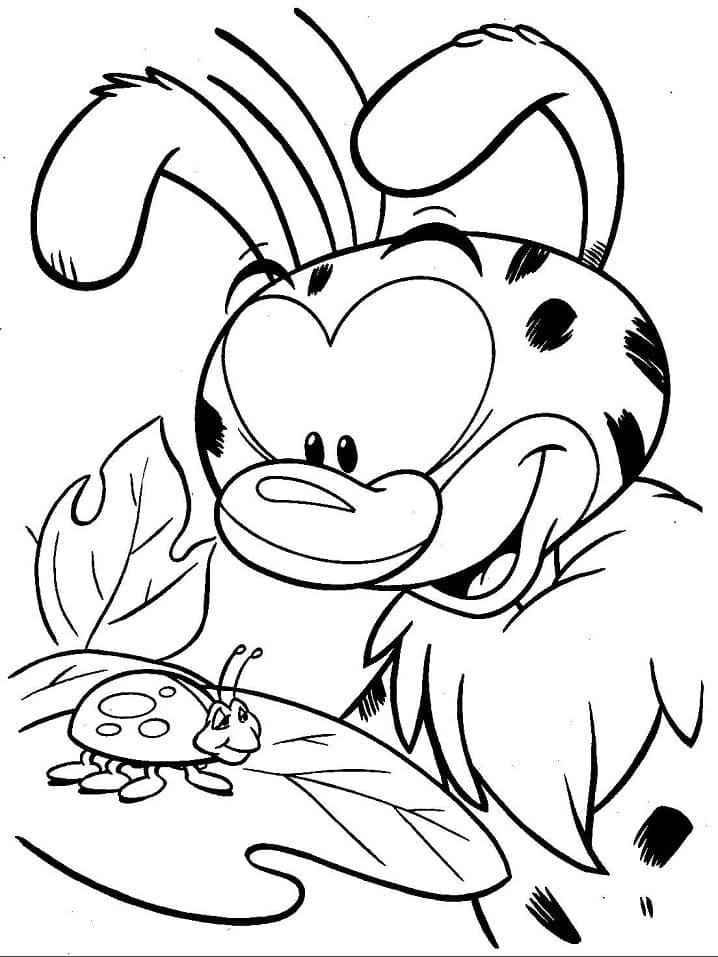 Dibujo gratuito Marsupilami #182715 de la coleccion Personajes de Dibujos Animados para imprimir