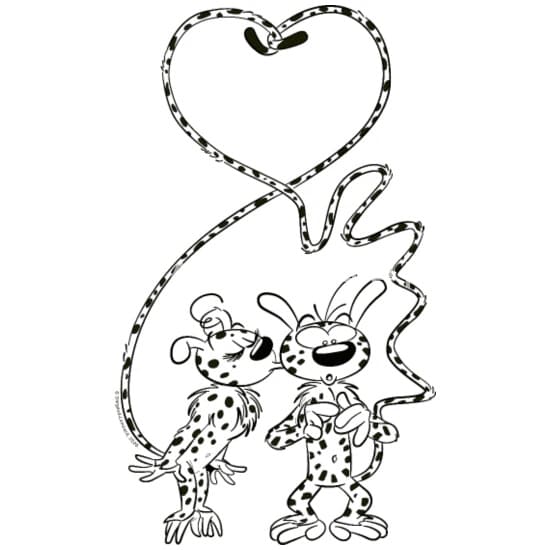 Dibujo gratuito Marsupilami #182725 de la coleccion Personajes de Dibujos Animados para imprimir