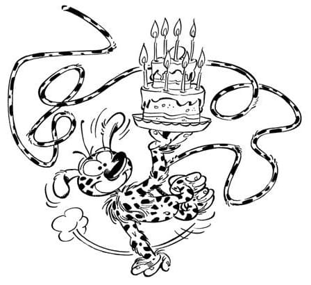 Dibujo gratuito Marsupilami #182726 de la coleccion Personajes de Dibujos Animados para imprimir