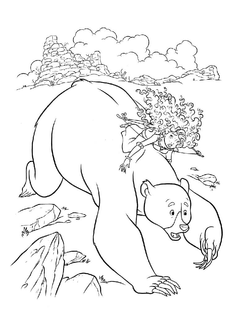 Dibujo gratuito Mérida (Valiente) #182254 de la coleccion Personajes de Dibujos Animados para imprimir