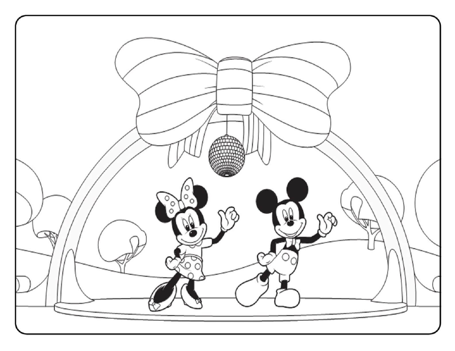 Dibujo gratuito Mickey Mouse #172049 de la coleccion Personajes de Dibujos Animados para imprimir